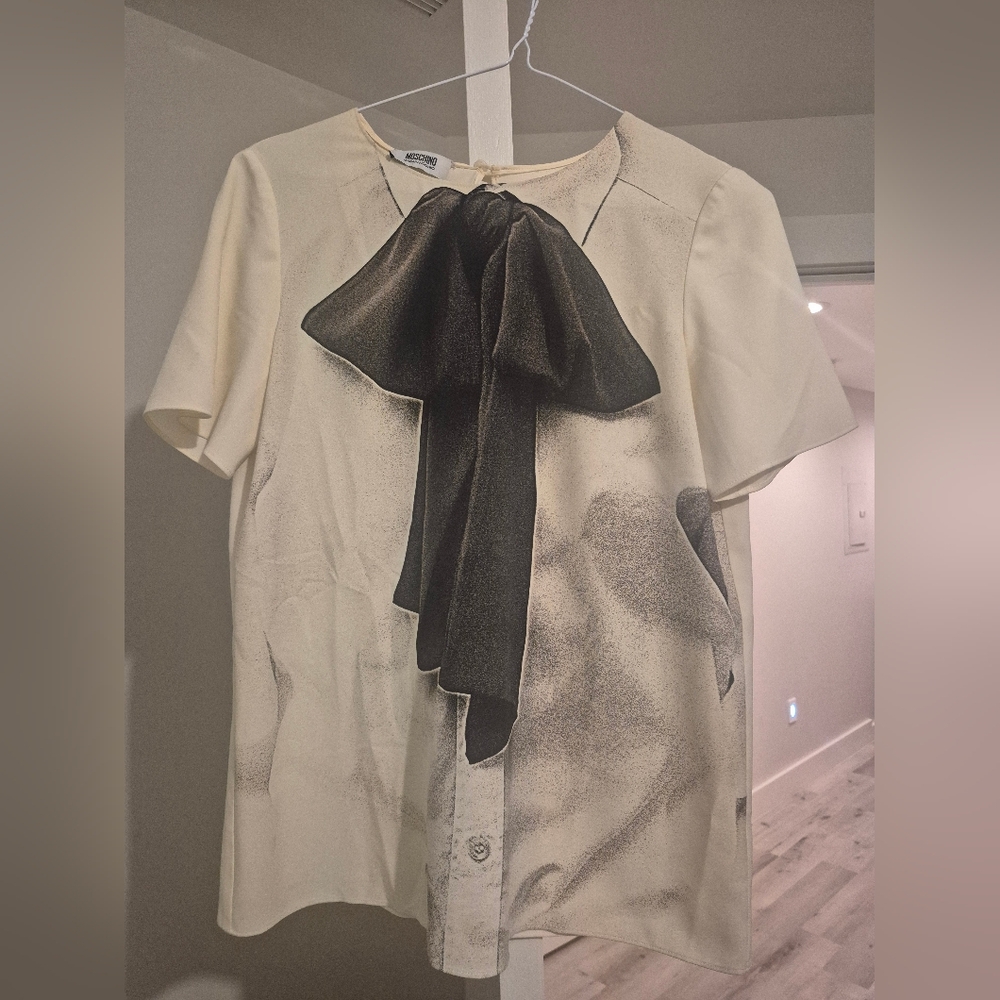 Moschino Cream Blouse